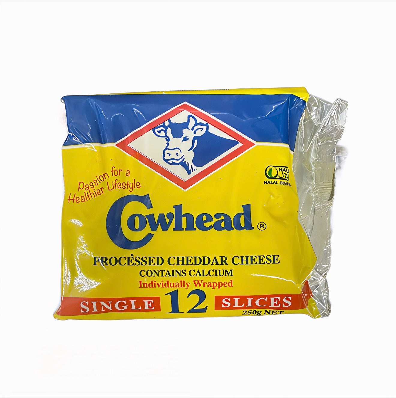 COWHEAD SLICED CHEESE (12s) 250G