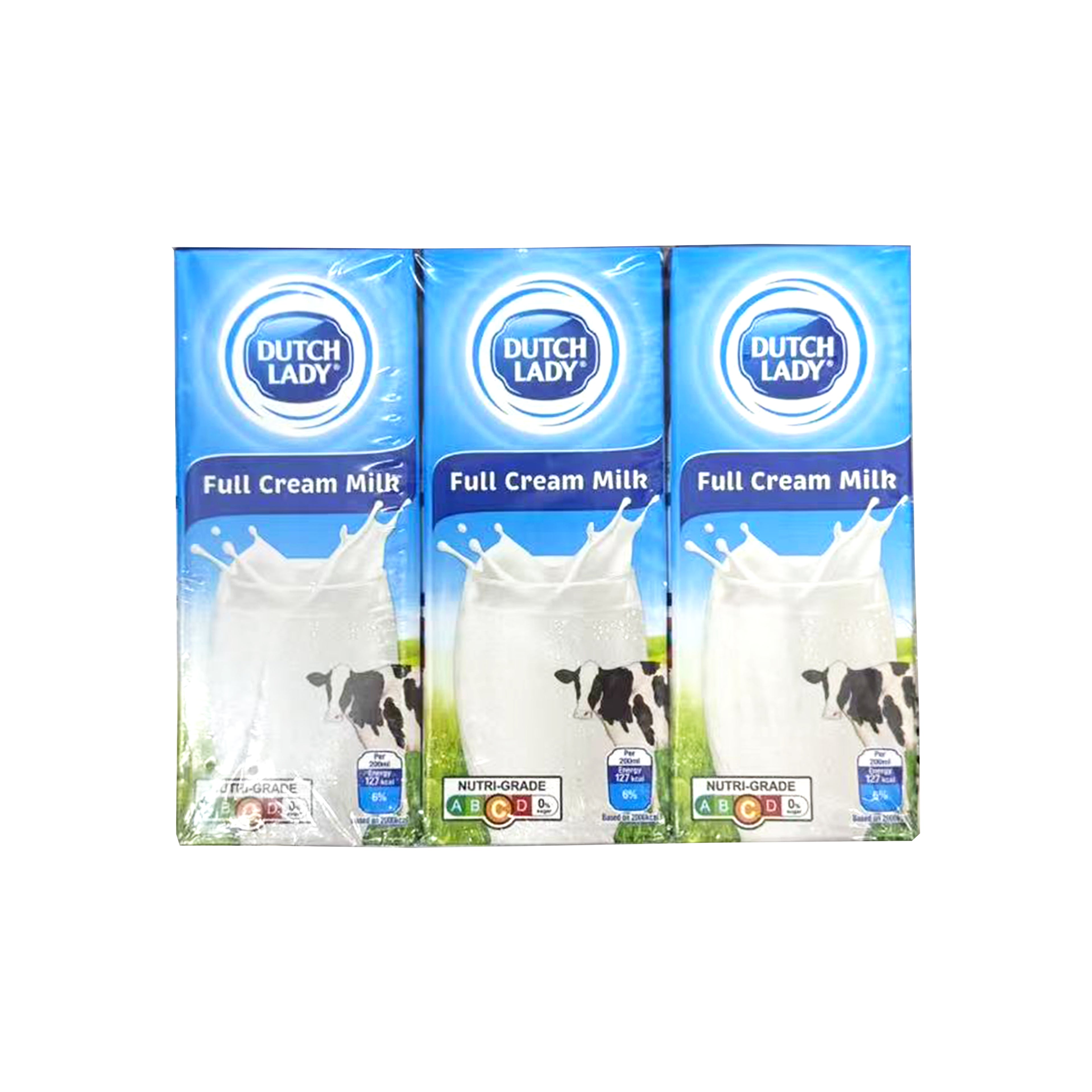 DUTCH LADY UHT FULL CREAM MILK (6X200ML) PACK
