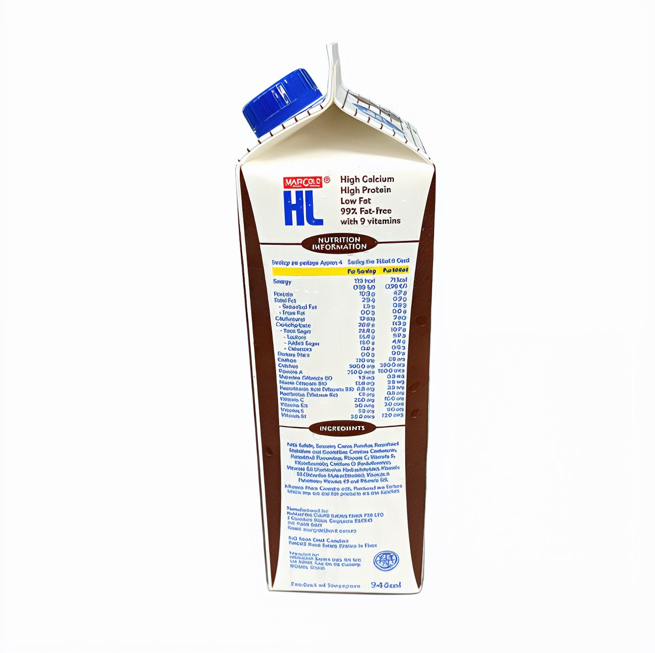 HL CHOCOLATE MILK 946ML