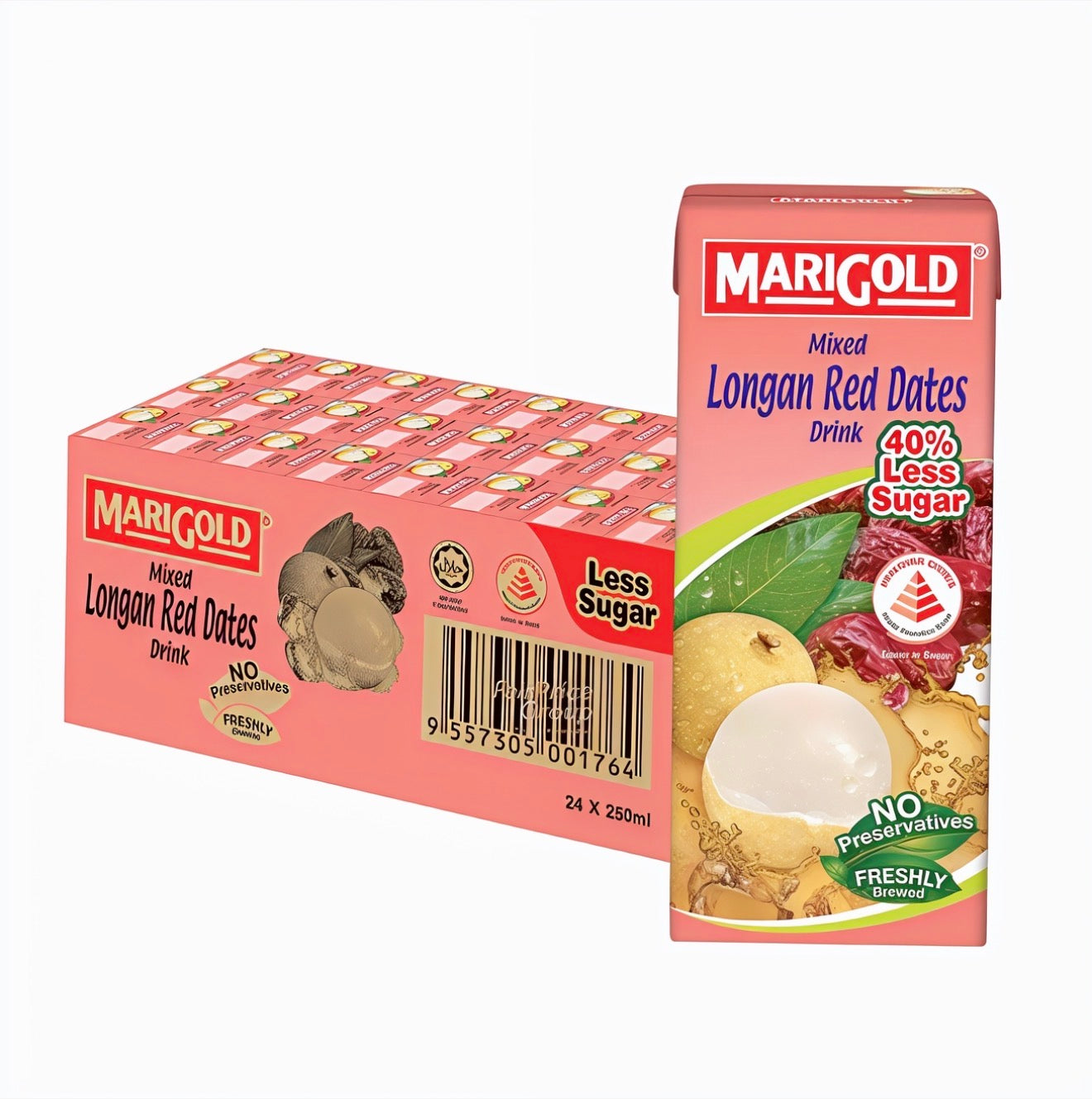 MARIGOLD LONGAN RED DATES DRINK T/B (6X250ML) X4 (CTN)