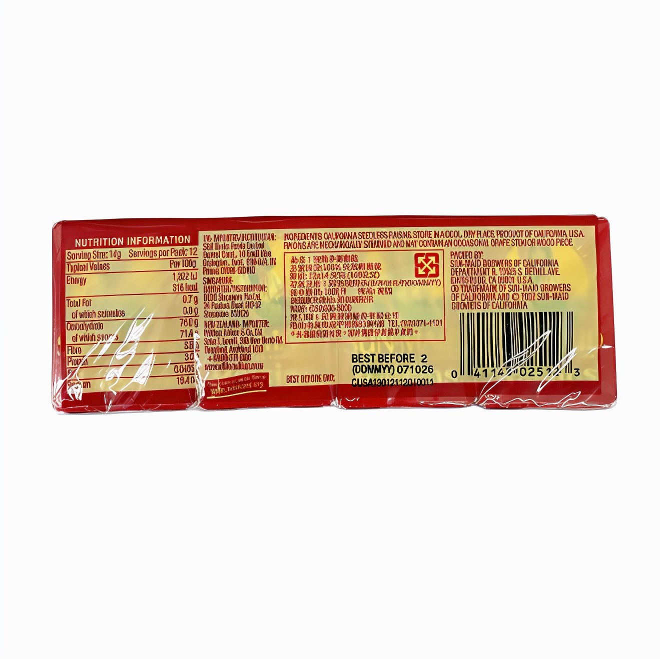 SUNMAID RAISIN 12sX14G