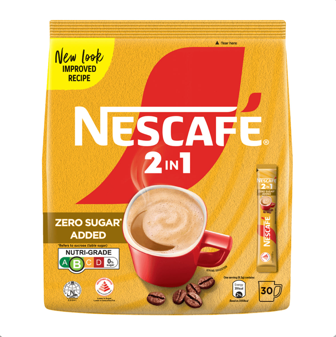 NESCAFE COFFEE (ZERO SUGAR) 2in1 (30sX8.5g) 255G
