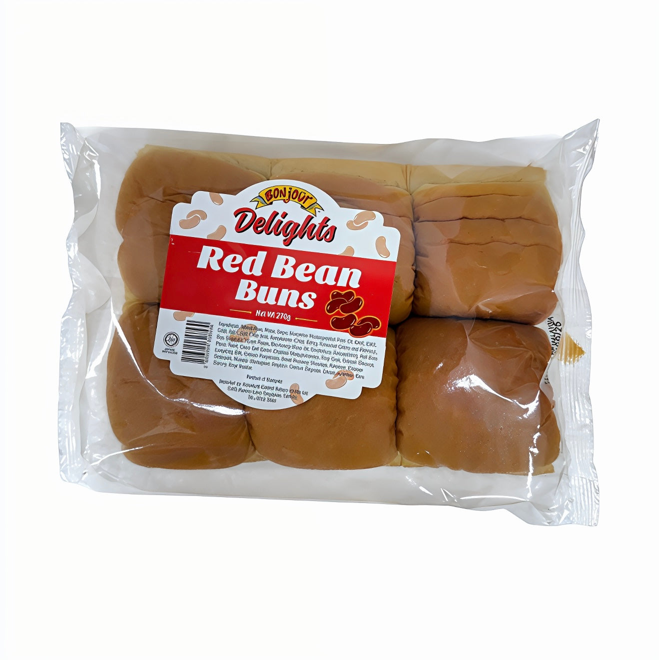 BONJOUR RED BEAN BUN (6s) 270G