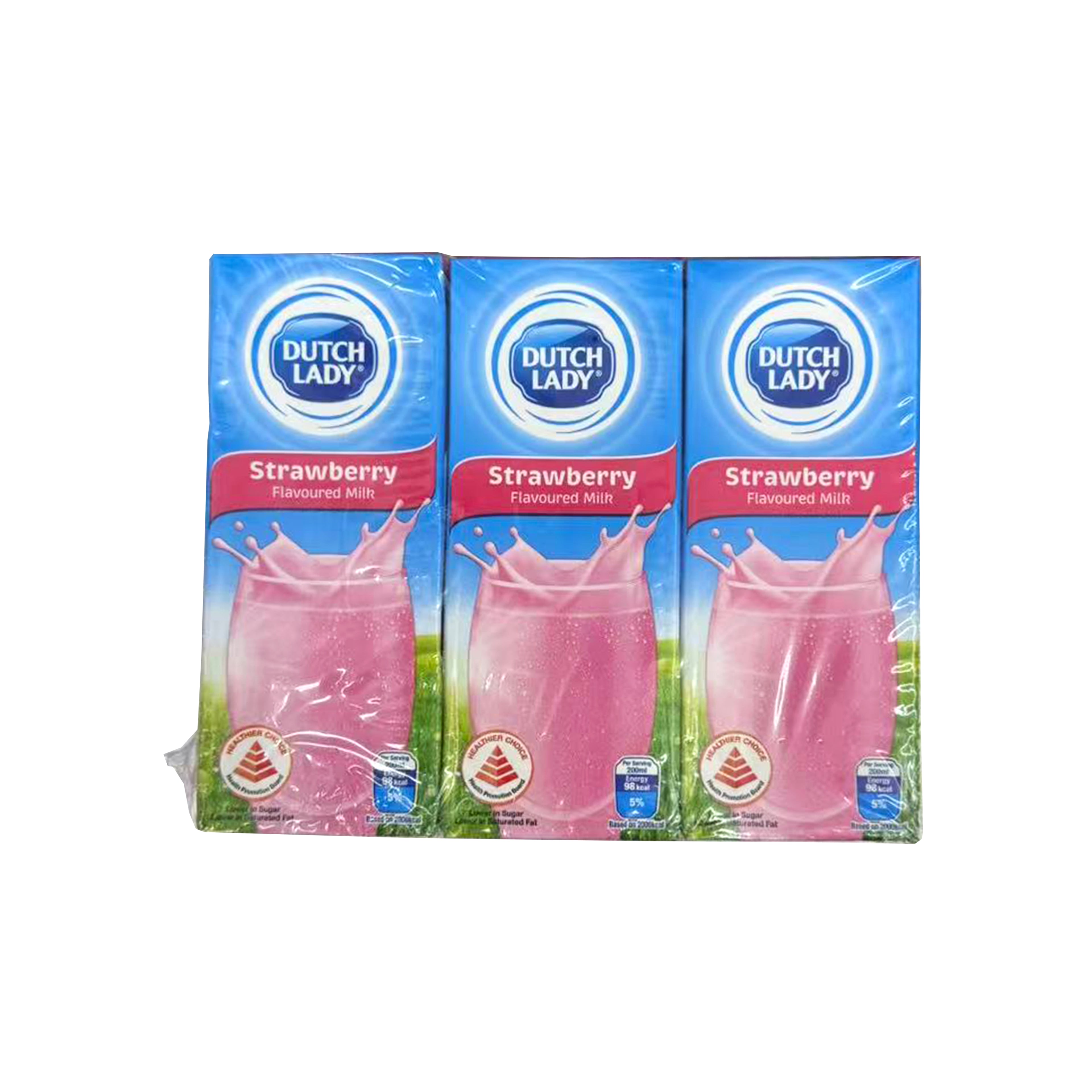 DUTCH LADY UHT STRAWBERRY MIK (6X200ML) PACK